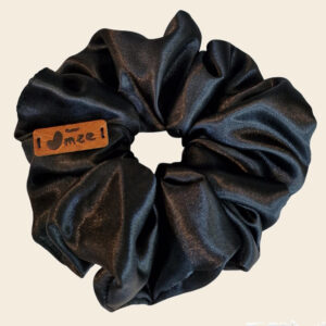 Lenore Midi Scrunchie Zwart